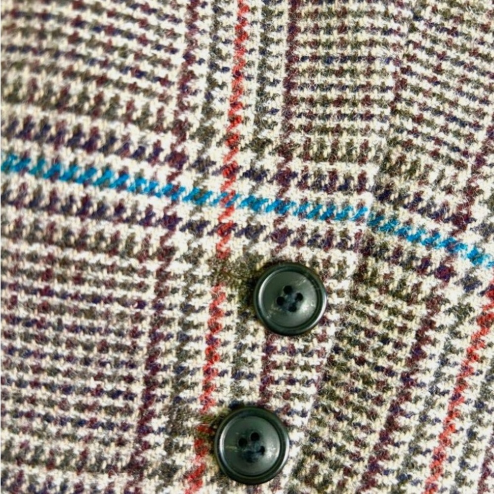 UNIQLO Ines De La Fressange - Women's Plaid Double-Breasted Coat - Picture 2 of 3